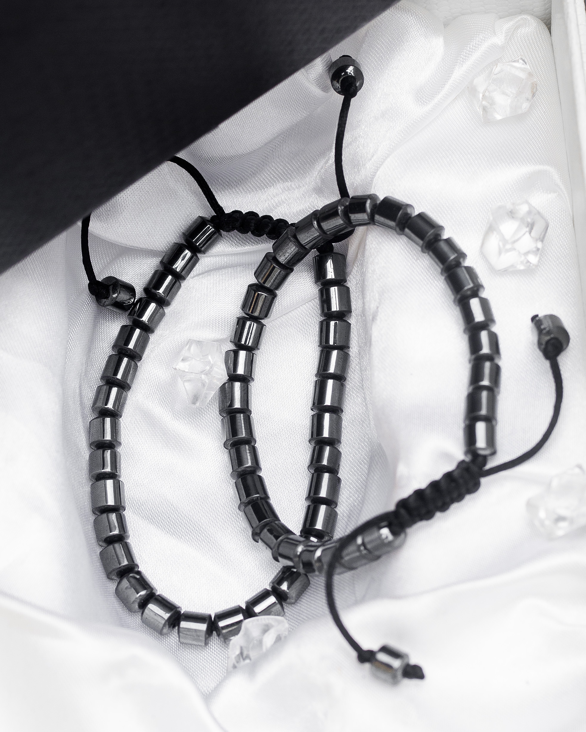 Black Hematite Bead Shamballa Bracelet | Bracelets